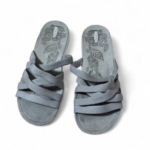 KEEN Women's Gray Strappy Comfort Slide‎ Sandals Size 9